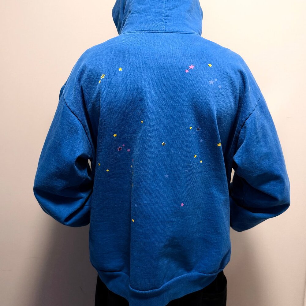 🔥 TC Blue Spider Hoodie – Size Large 🔥 - Picture 1 of 3